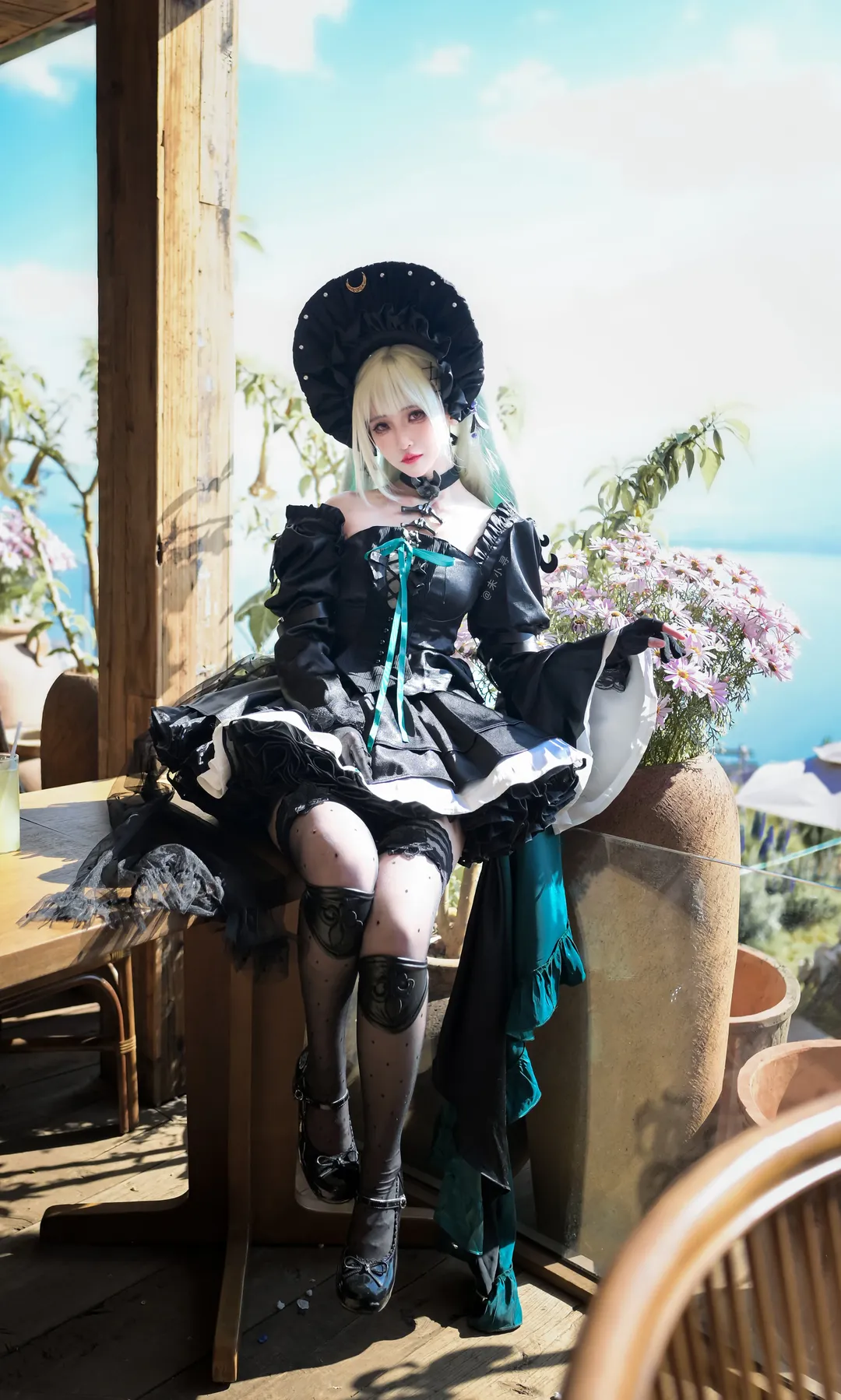 【睦cos】明日方舟 哥特暗黑风与湖畔光影 - 第 9 张