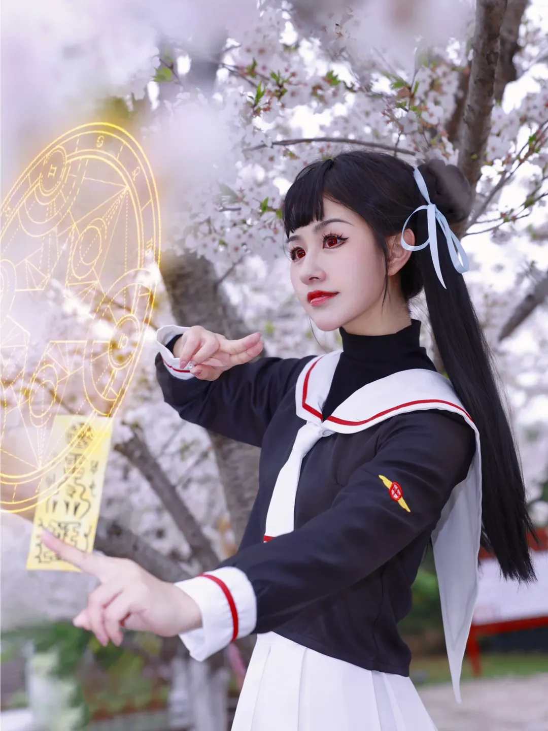 【李莓鈴cos】魔卡少女櫻櫻花季的魔法少女 - 第 1 張