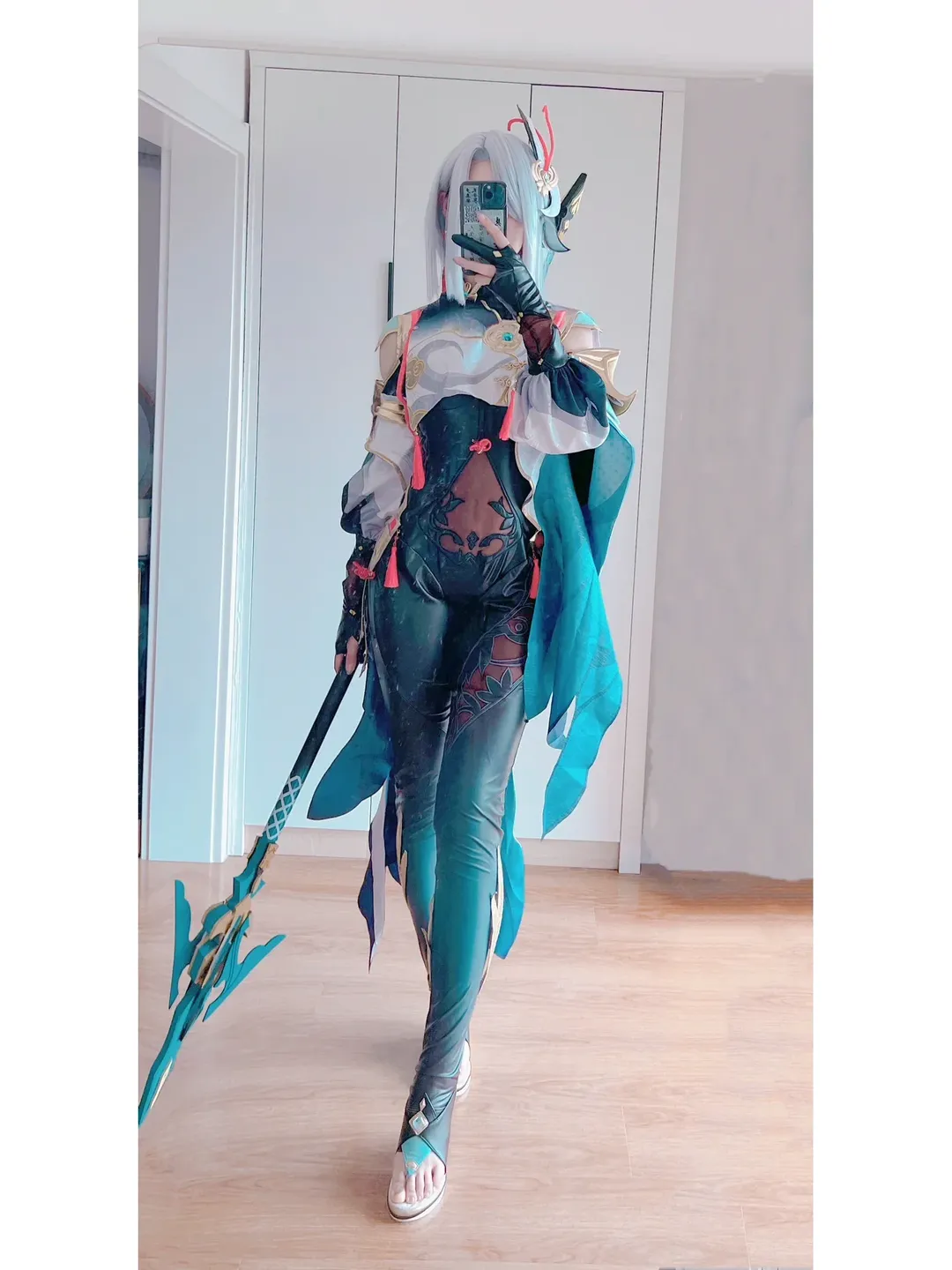 【申鶴cos】原神冷豔仙女的塑形穿搭與神槍展示 - 第 2 張