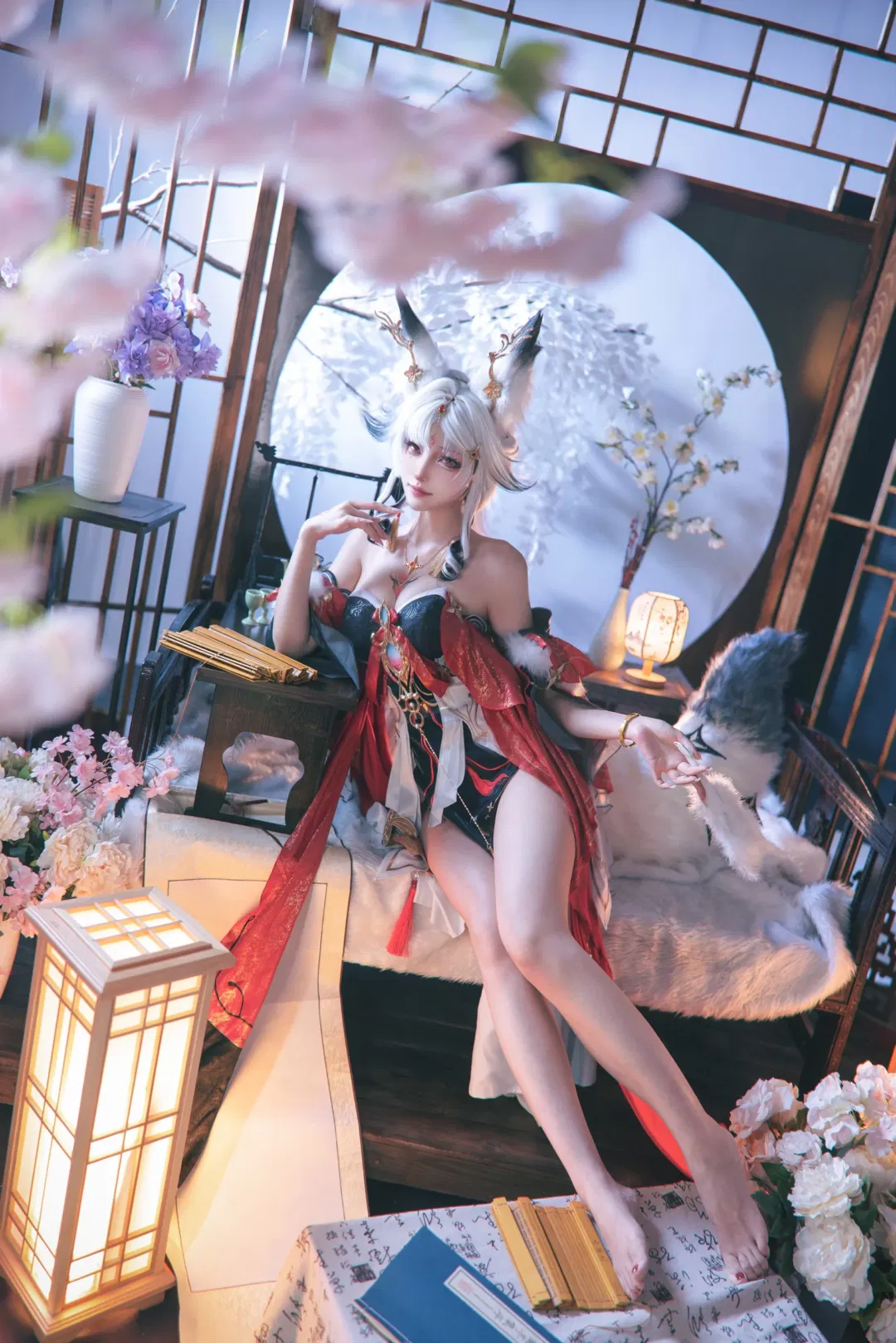 【心月狐cos】鸣潮国风兽耳的绝美定格 - 第 1 张