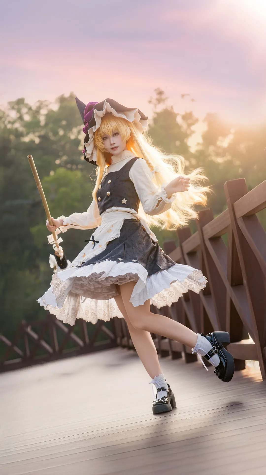 【魔理沙cos】东方Project的普通魔法使 DA☆ZE - 第 1 张