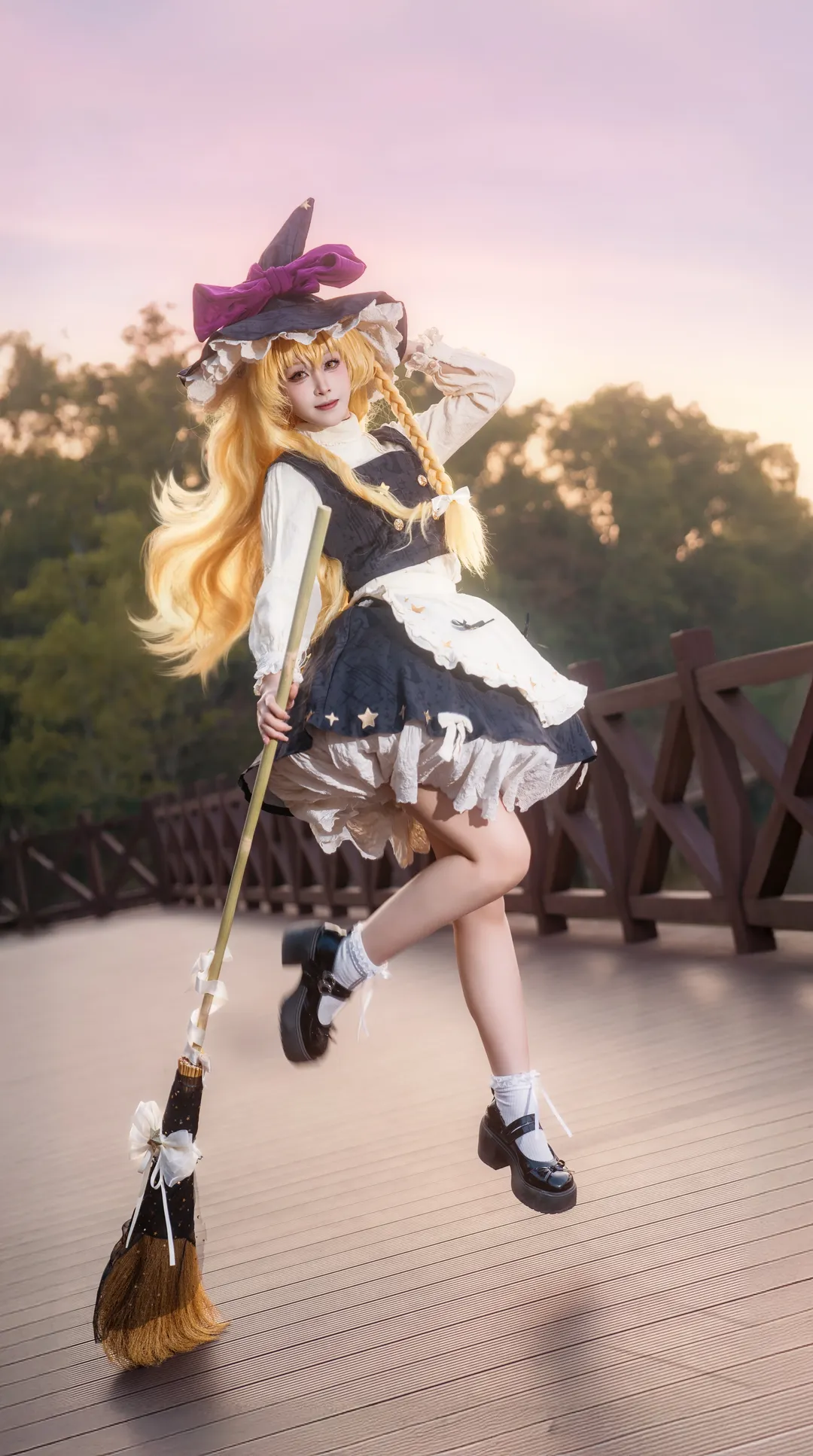 【魔理沙cos】东方Project的普通魔法使 DA☆ZE - 第 2 张