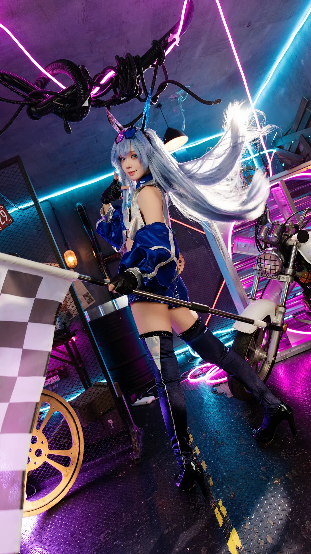 【新泽西cos】碧蓝航线花园赛车服的极速前奏 - 第 4 张