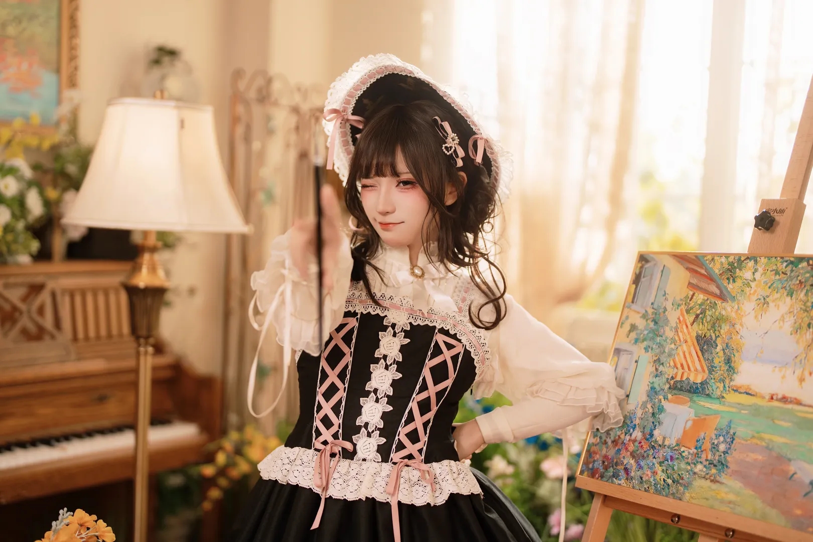 中村十字Lolita穿搭，法式复古氛围的Doll感写真 - 第 10 张