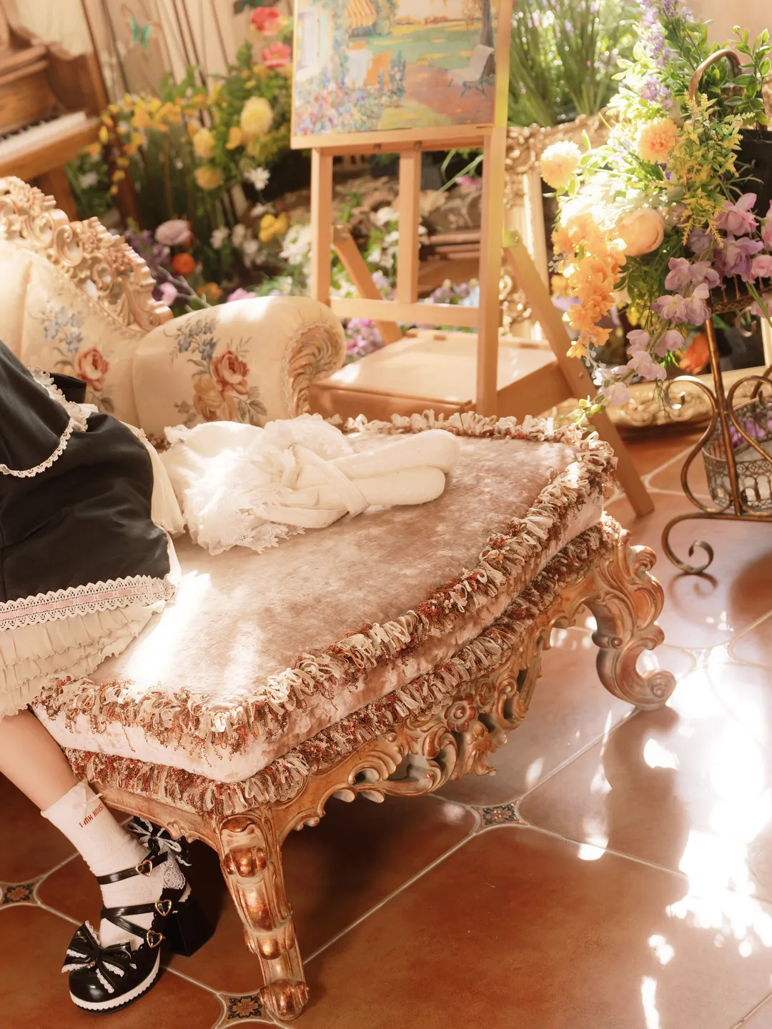 中村十字Lolita穿搭，法式复古氛围的Doll感写真 - 第 3 张