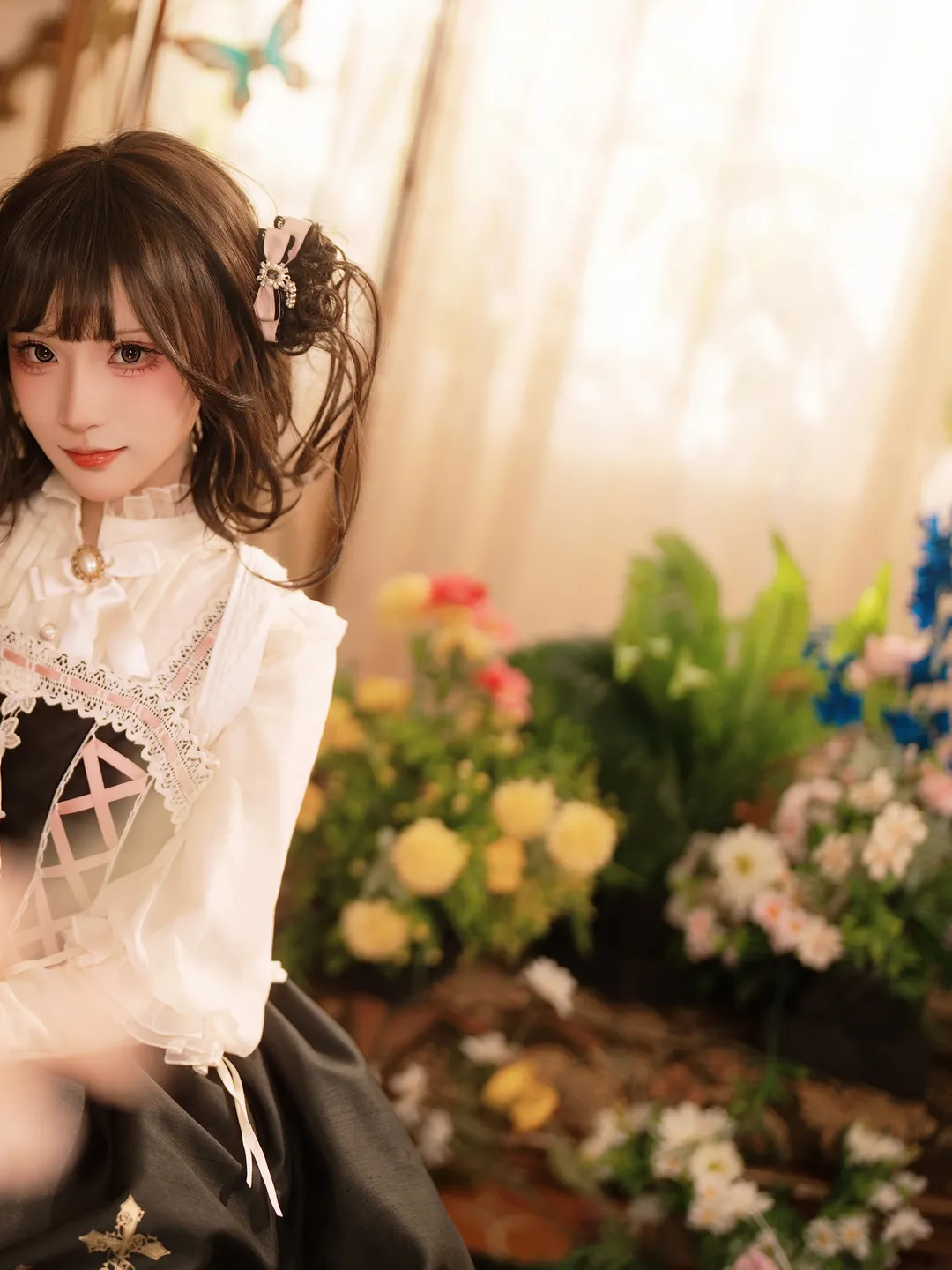 中村十字Lolita穿搭，法式复古氛围的Doll感写真 - 第 5 张