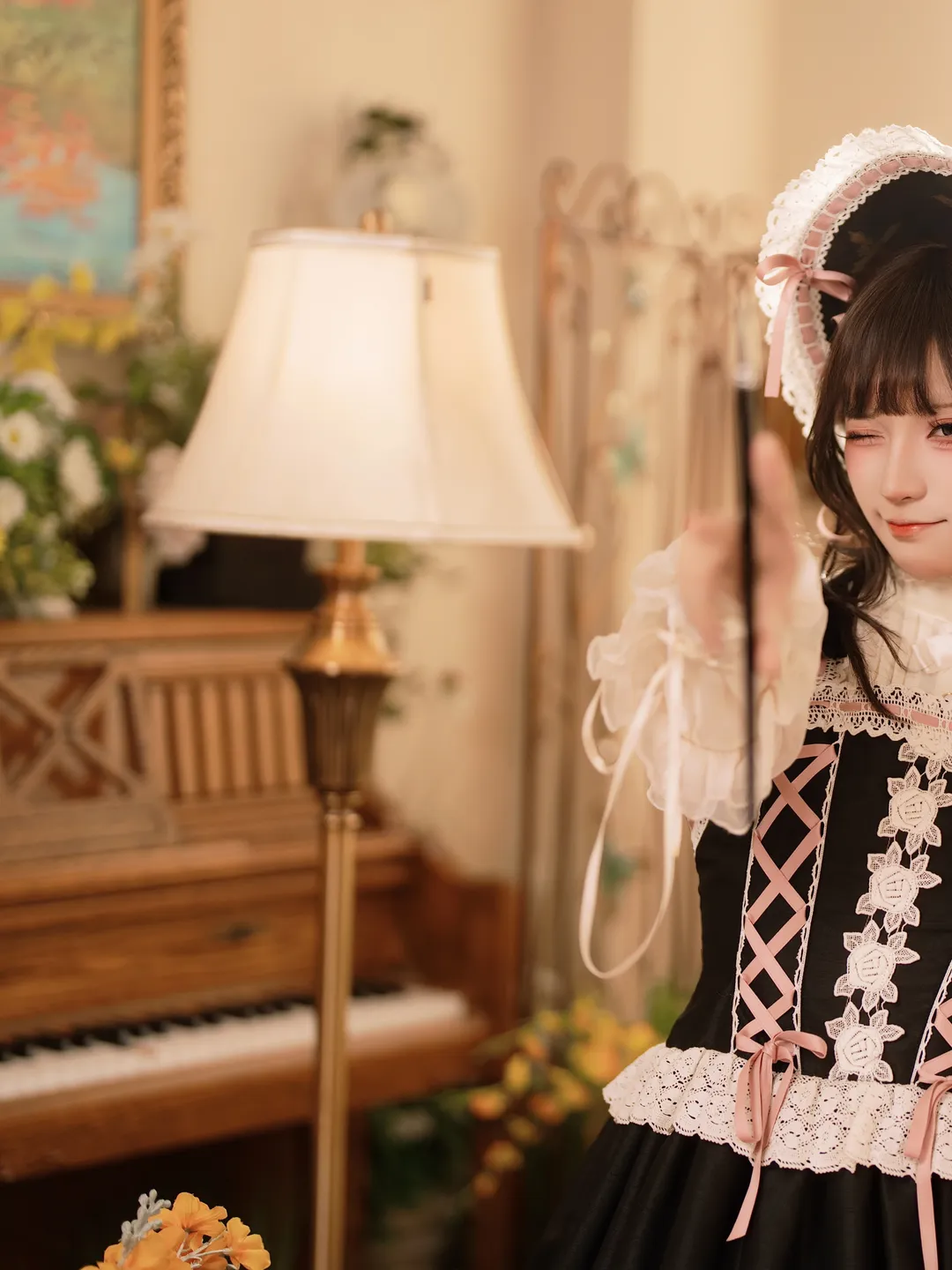 中村十字Lolita穿搭，法式复古氛围的Doll感写真 - 第 6 张