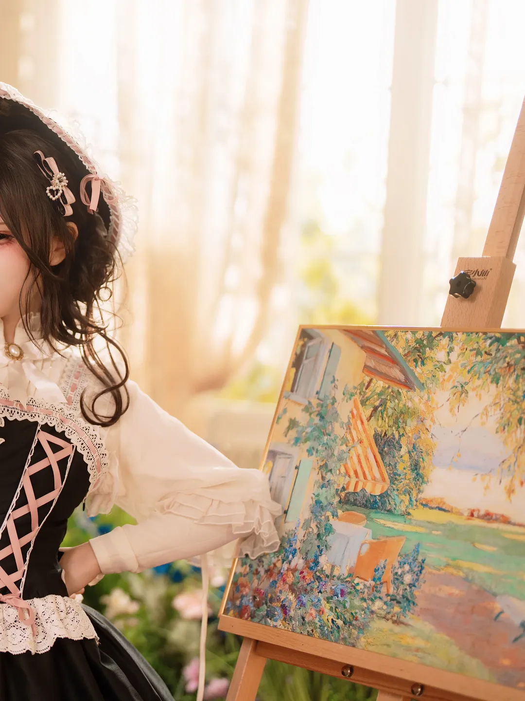 中村十字Lolita穿搭，法式复古氛围的Doll感写真 - 第 7 张
