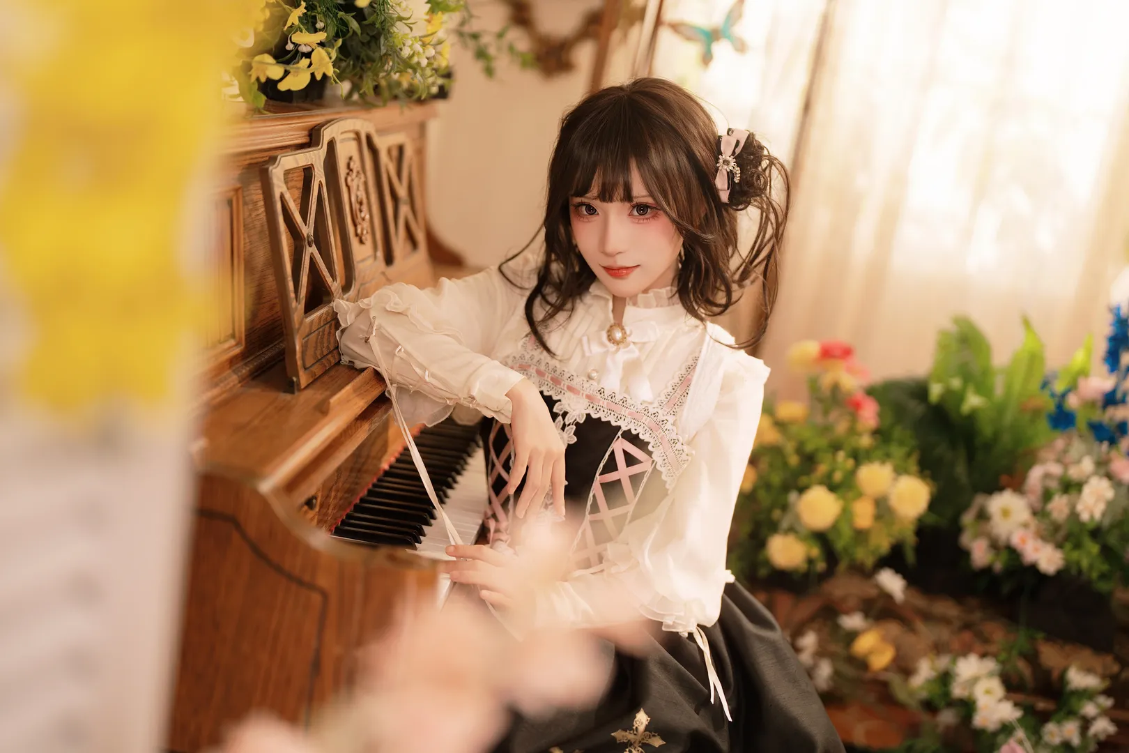 中村十字Lolita穿搭，法式复古氛围的Doll感写真 - 第 9 张