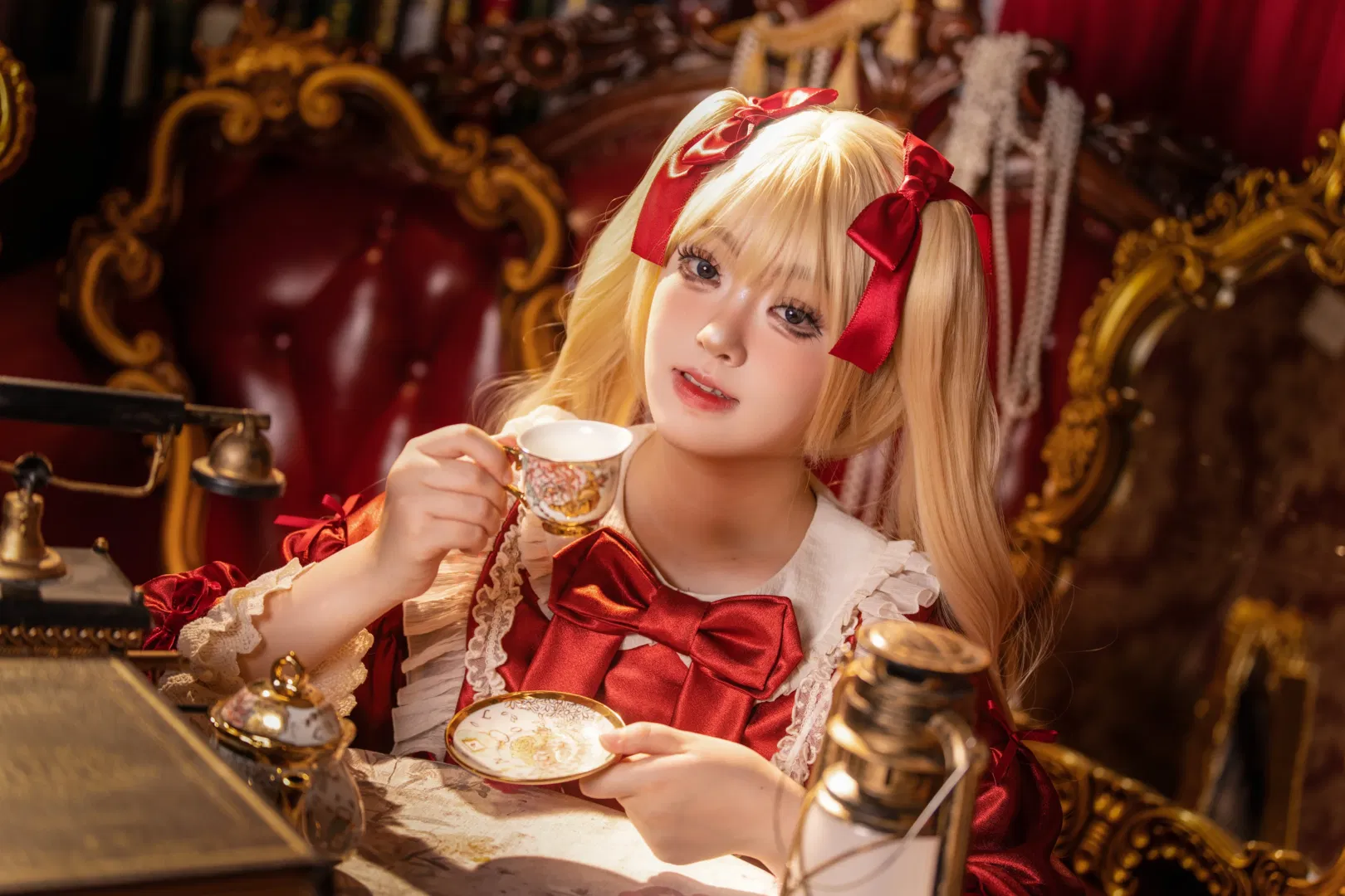 【古董人偶风Lolita】在复古大厅里做一场人偶梦 - 第 1 张
