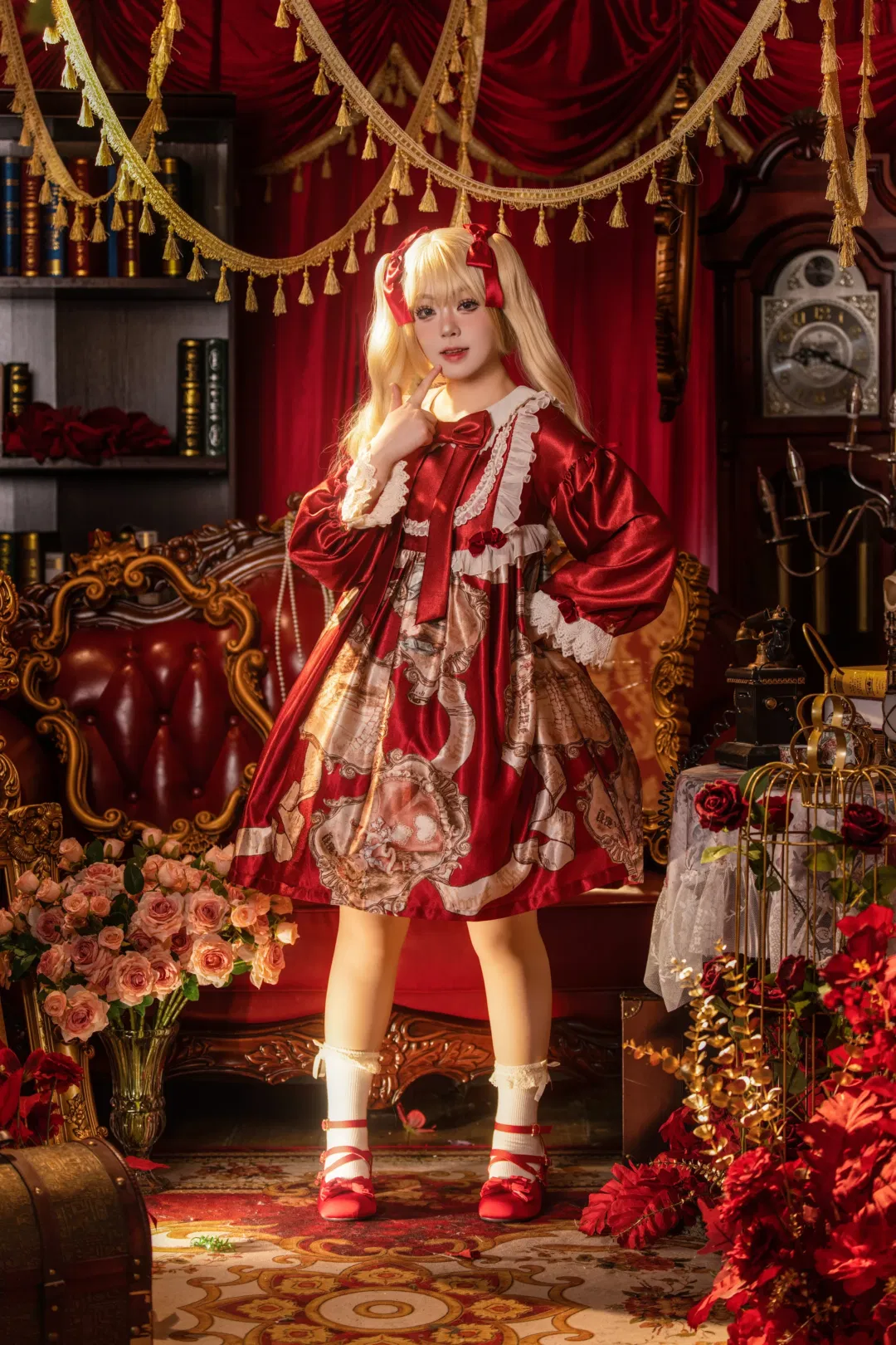 【古董人偶风Lolita】在复古大厅里做一场人偶梦 - 第 5 张