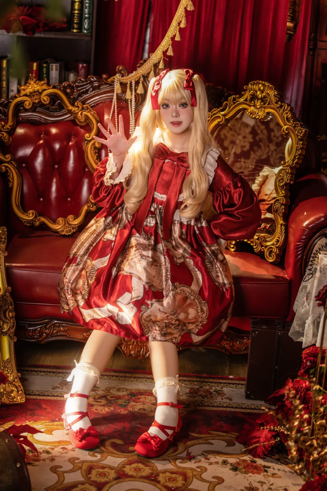 【古董人偶风Lolita】在复古大厅里做一场人偶梦 - 第 6 张