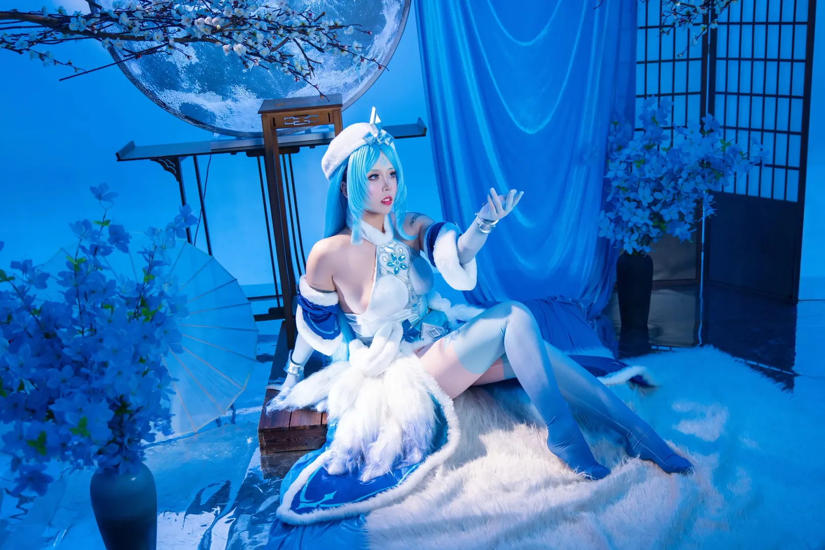 王昭君原皮cos 冰雪之下的清冷感拿捏了 - 第 4 张
