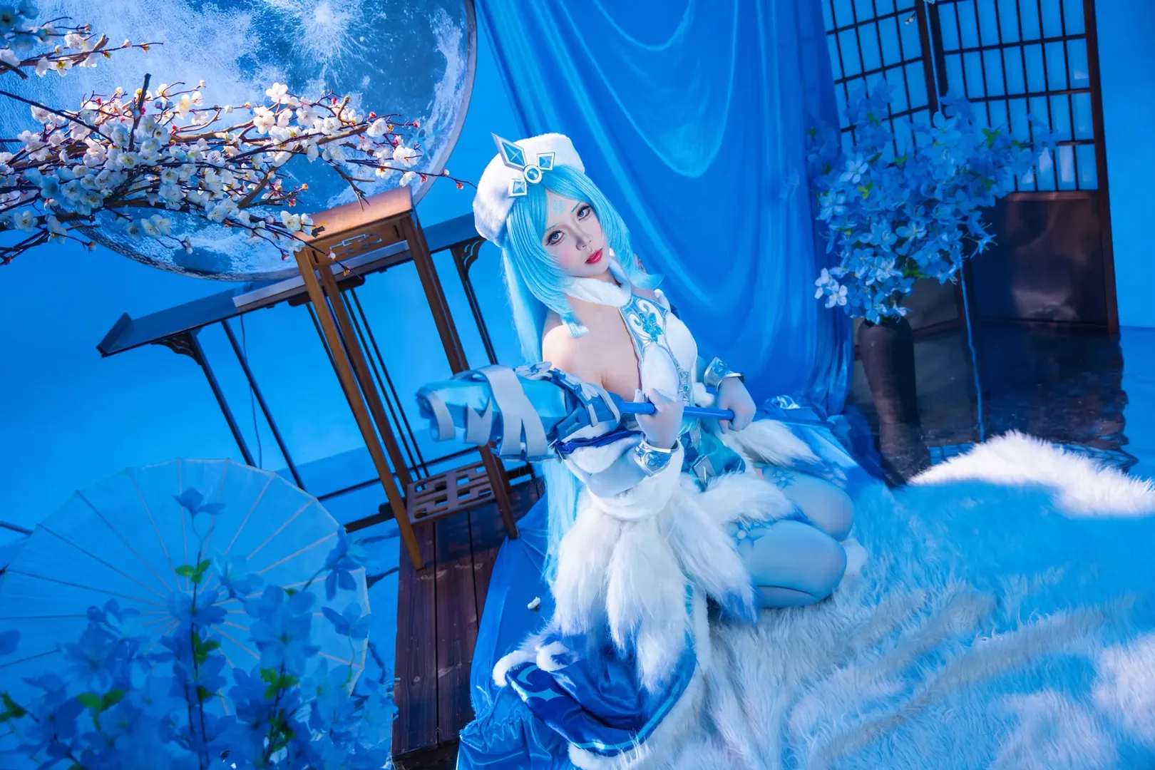 王昭君原皮cos 冰雪之下的清冷感拿捏了 - 第 6 张