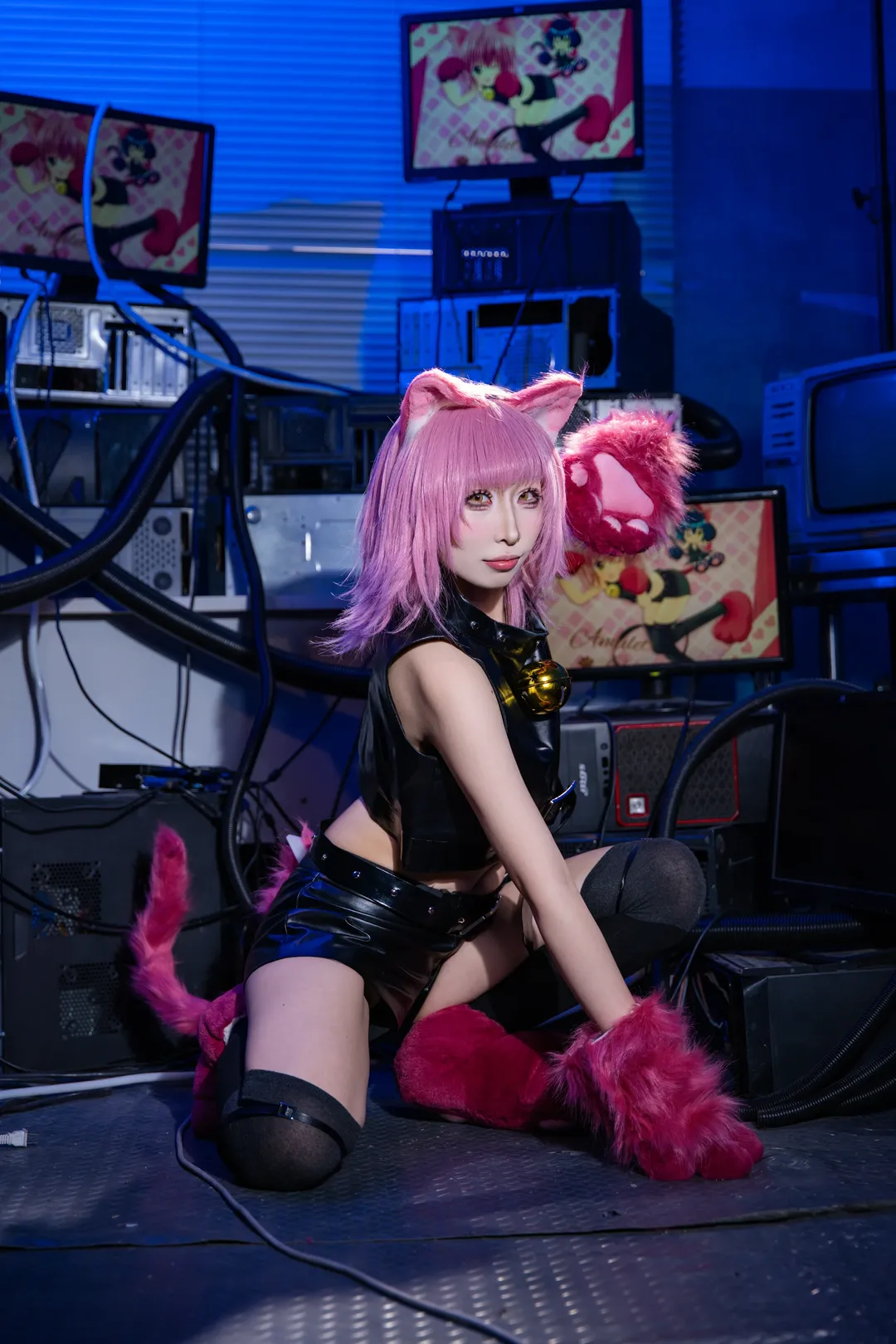 【日奈森亞夢cos】魔卡少女櫻主題的黑粉貓系裝扮 - 第 1 張
