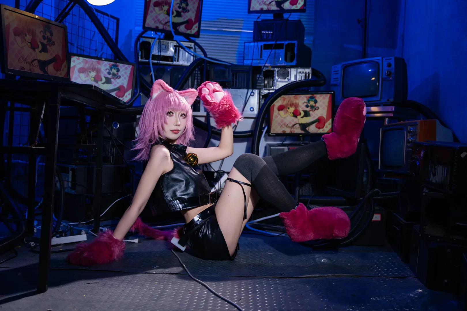 【日奈森亞夢cos】魔卡少女櫻主題的黑粉貓系裝扮 - 第 2 張