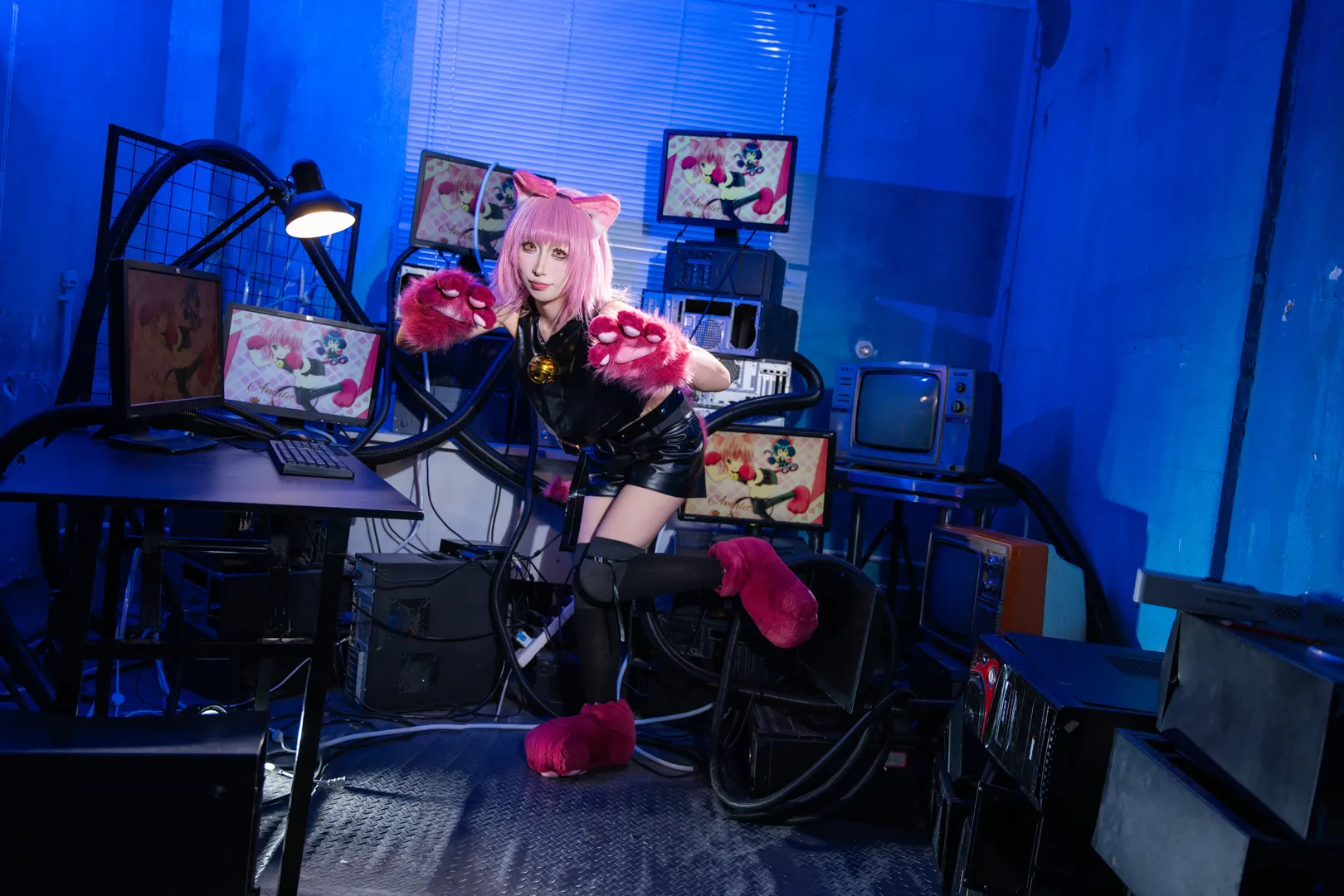 【日奈森亞夢cos】魔卡少女櫻主題的黑粉貓系裝扮 - 第 3 張