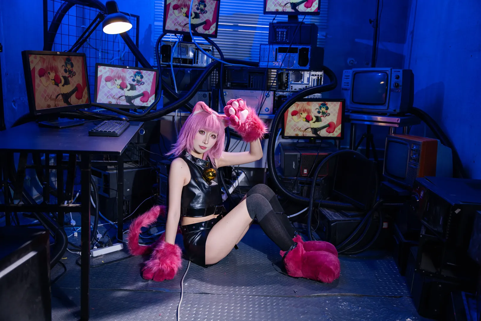【日奈森亞夢cos】魔卡少女櫻主題的黑粉貓系裝扮 - 第 5 張