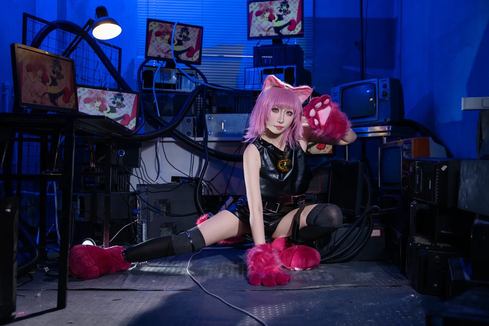 【日奈森亞夢cos】魔卡少女櫻主題的黑粉貓系裝扮 - 第 6 張