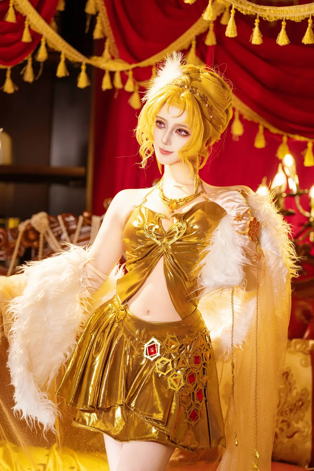 【蜜莉cos】金碧辉煌的复古宫廷风正片记录 - 第 1 张