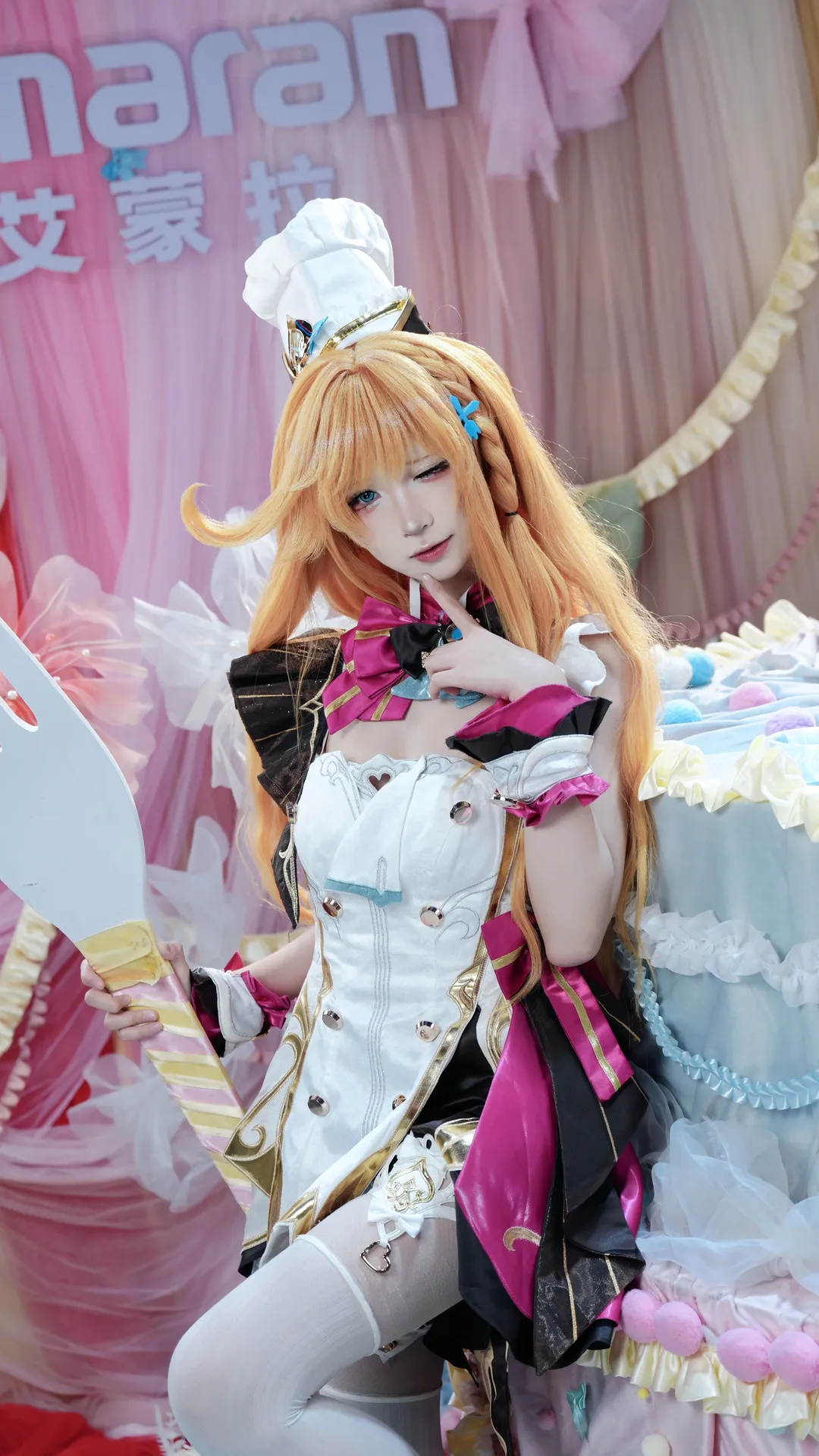 【爱可菲cos】原神甜心小厨娘的BW展台拍摄记录 - 第 1 张