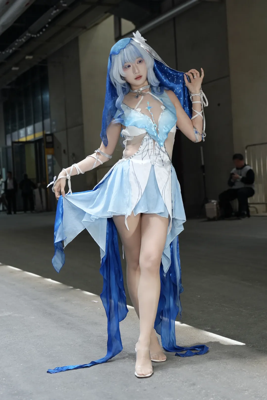 【守岸人cos】水蓝色星空的静谧与灵动 - 第 7 张