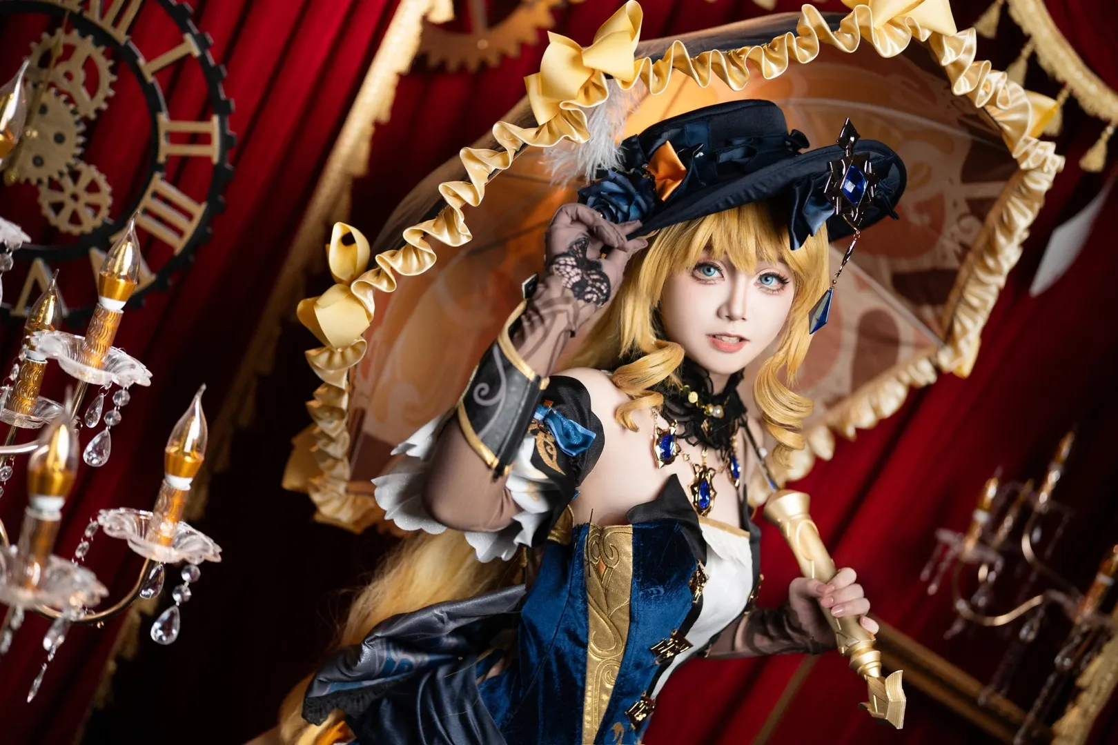 【娜維婭cos】刺玫會定製版玫瑰禮花，重現大小姐的從容優雅 - 第 5 張