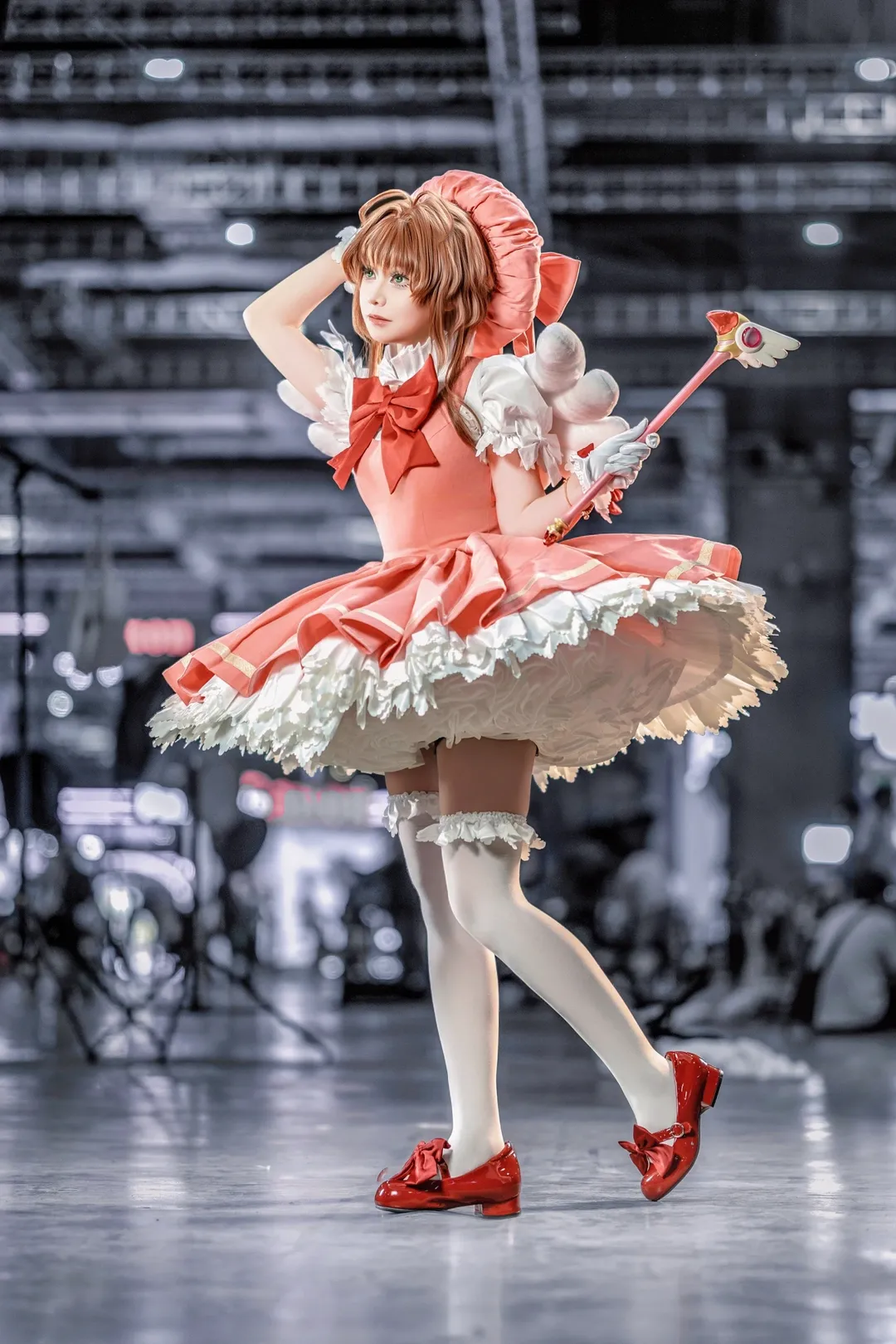【木之本櫻cos】魔卡少女櫻的紅白戰鬥服場照分享 - 第 3 張