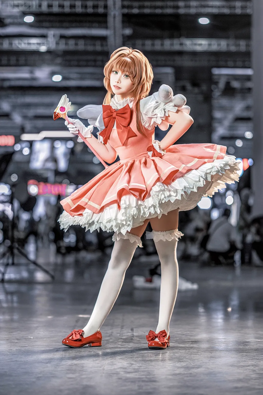 【木之本櫻cos】魔卡少女櫻的紅白戰鬥服場照分享 - 第 4 張