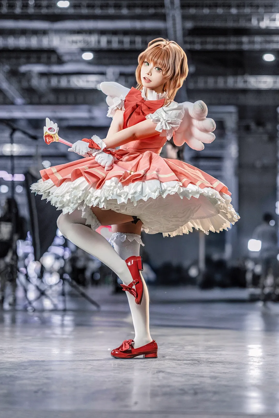 【木之本櫻cos】魔卡少女櫻的紅白戰鬥服場照分享 - 第 7 張