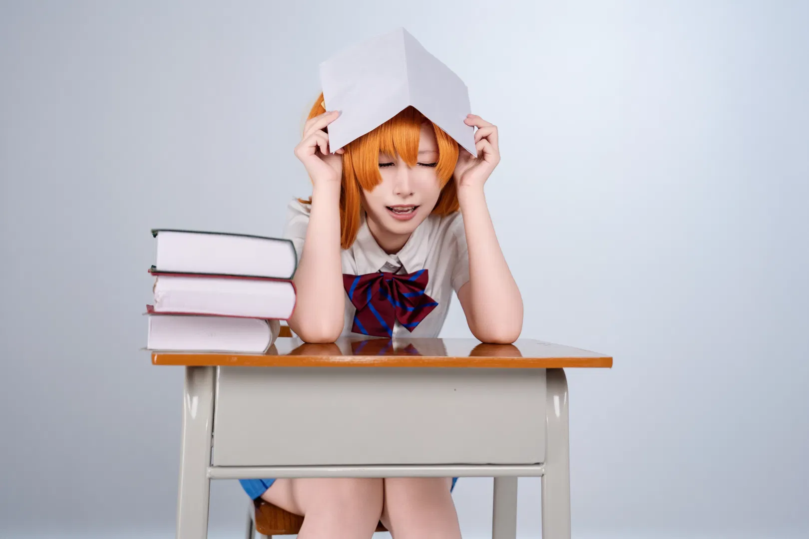 【高坂穗乃果cos】校园里的元气担当，永远热烈鲜活 - 第 3 张