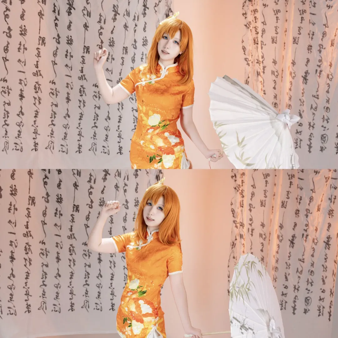 【高坂穗乃果cos】lovelive比阳光更明亮的旗袍未觉醒 - 第 3 张