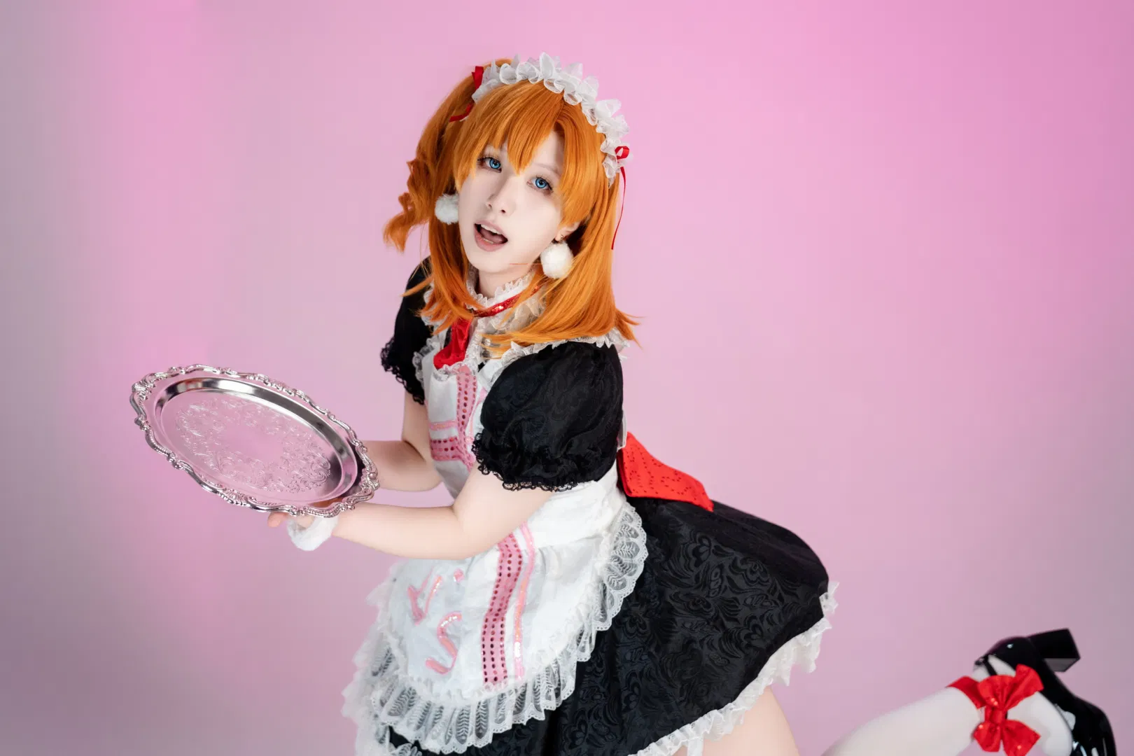 【高坂穗乃果cos】LoveLive女仆装，满怀爱意接近中 - 第 3 张