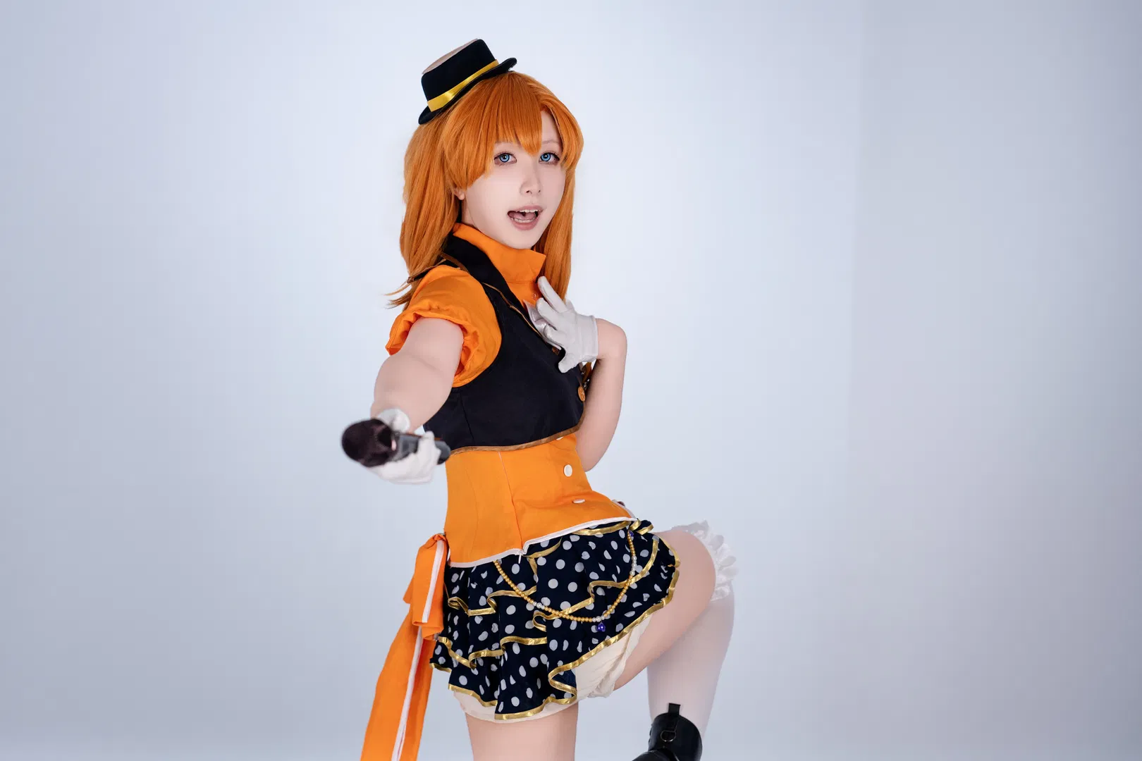 【高坂穗乃果cos】lovelive水果觉醒打歌服还原 - 第 2 张