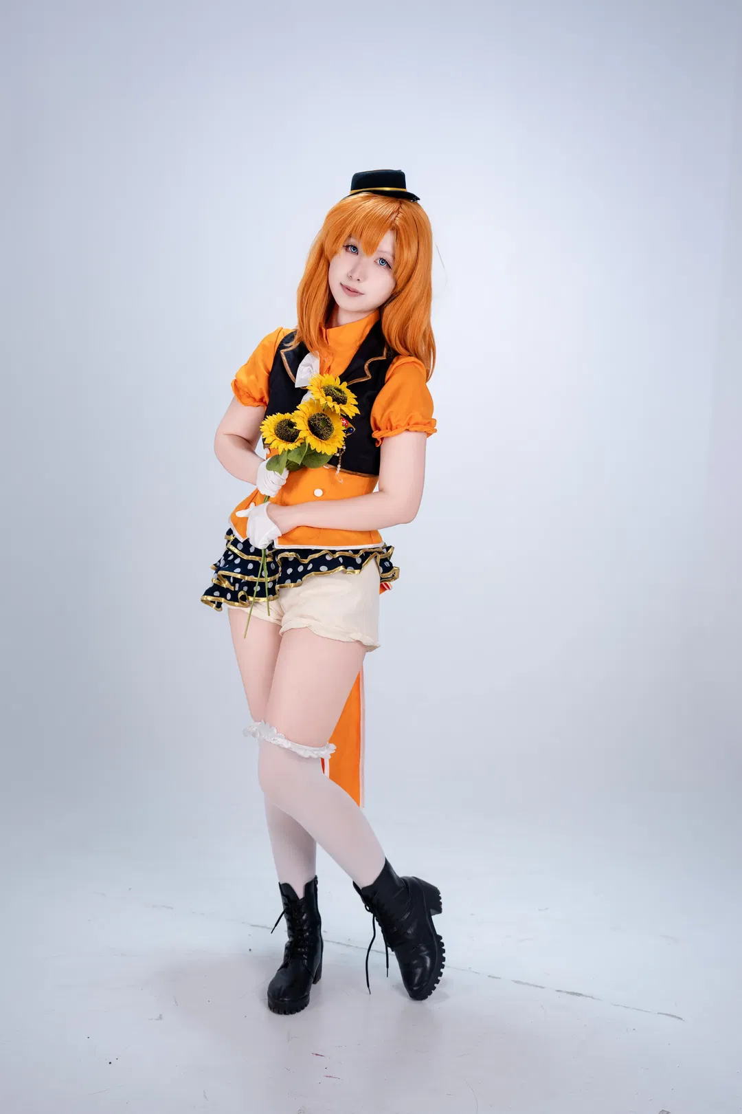 【高坂穗乃果cos】lovelive水果觉醒打歌服还原 - 第 3 张