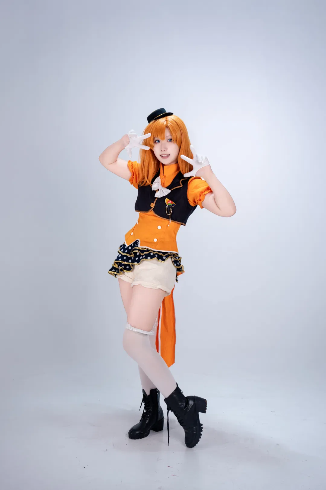 【高坂穗乃果cos】lovelive水果觉醒打歌服还原 - 第 4 张