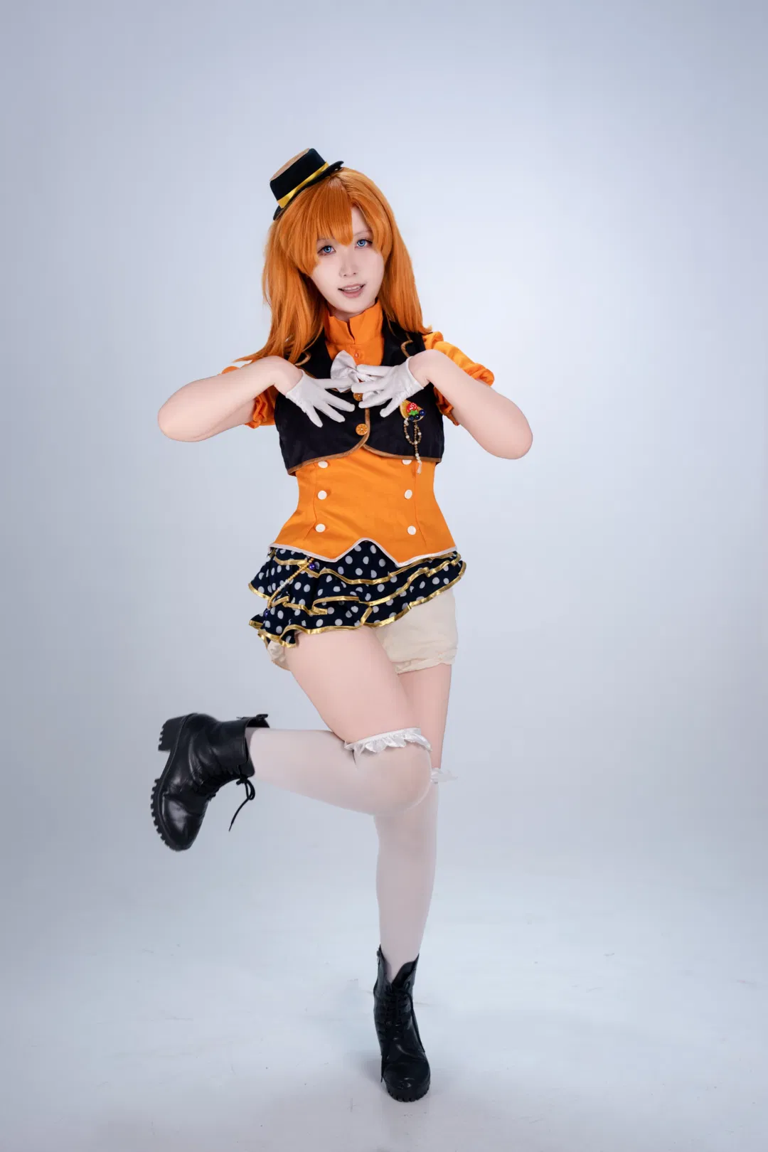 【高坂穗乃果cos】lovelive水果觉醒打歌服还原 - 第 5 张