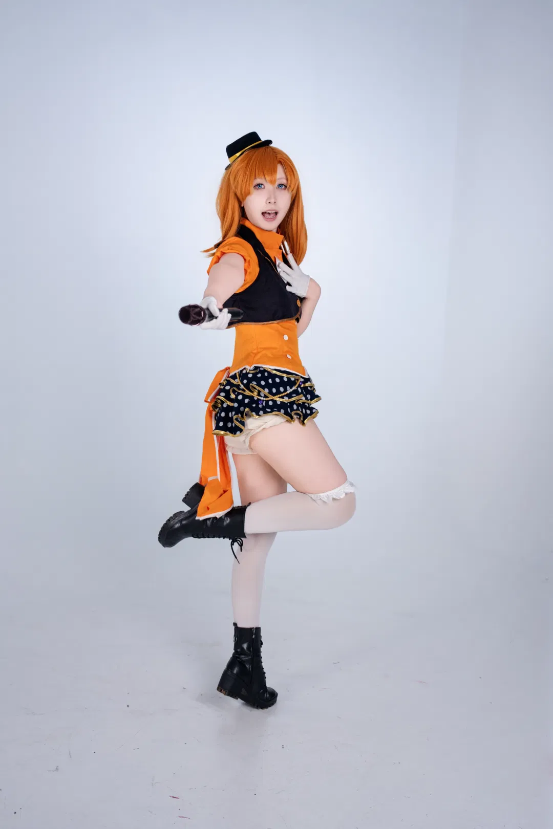 【高坂穗乃果cos】lovelive水果觉醒打歌服还原 - 第 6 张