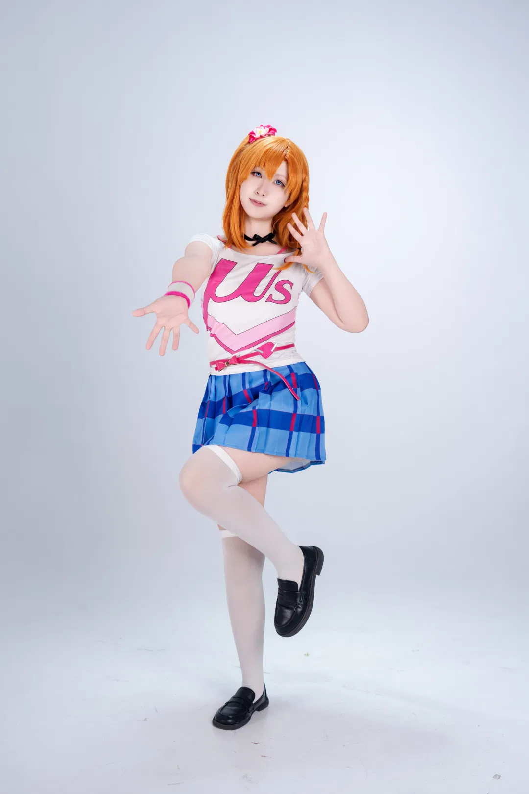 【高坂穗乃果cos】lovelive happymaker打歌服完美还原 - 第 2 张