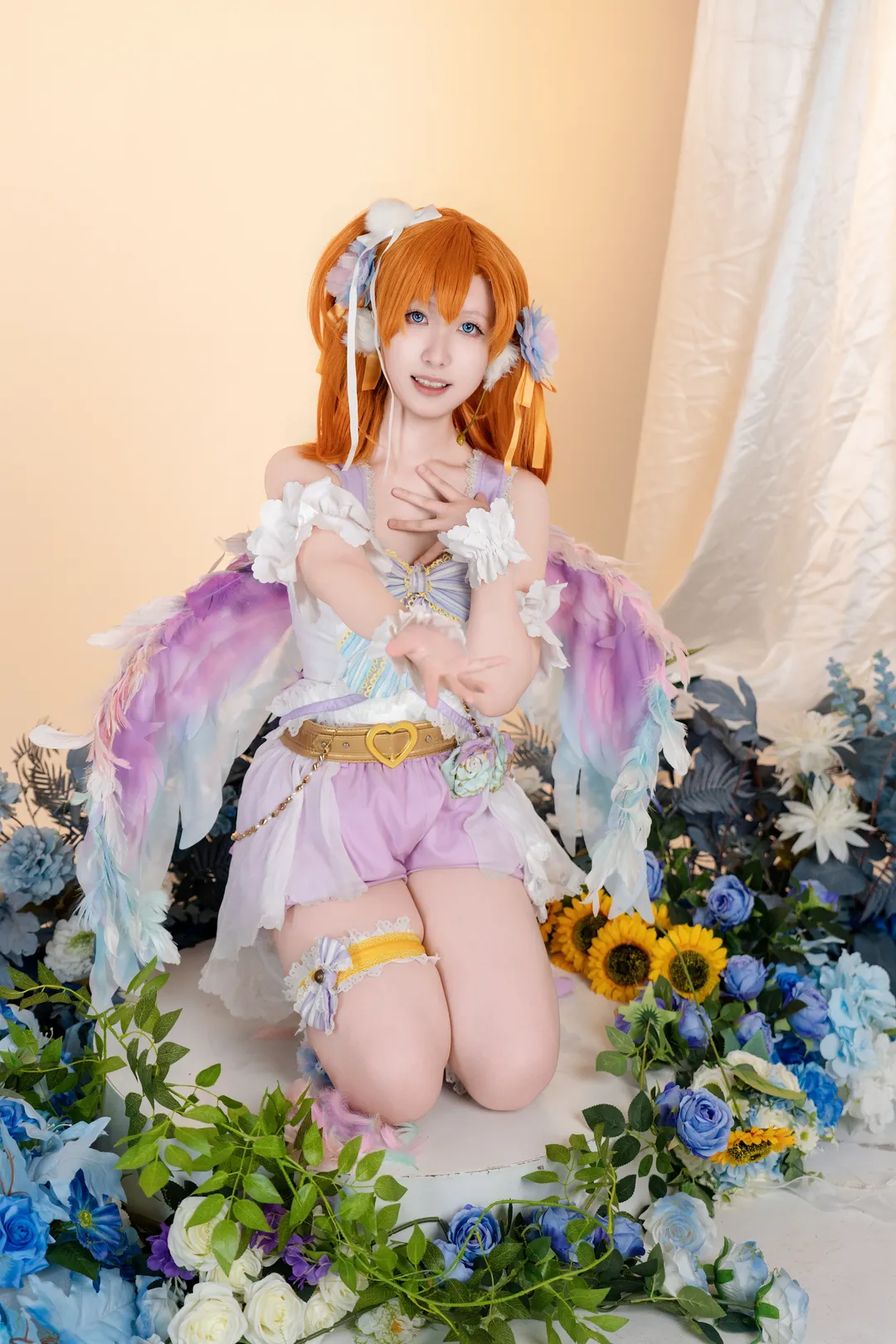 高坂穗乃果cos，lovelive白情觉醒舞台服展示 - 第 5 张