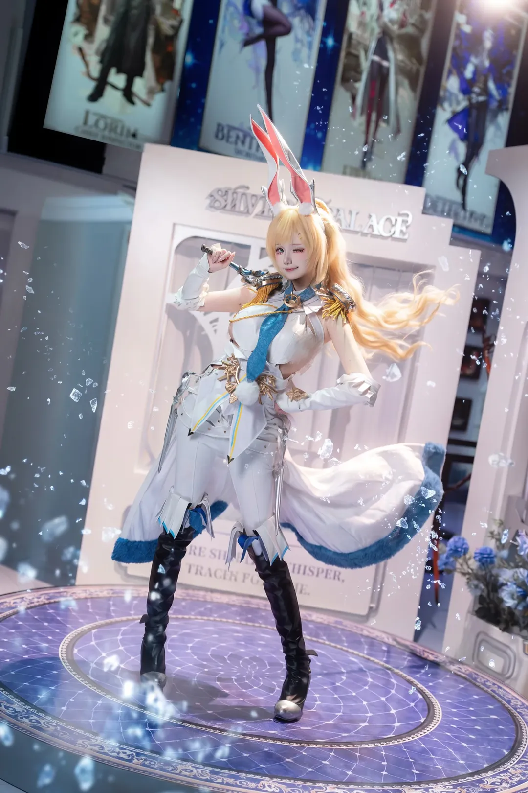 【库拉蒂cos】小兔骑士驾到，在白银之城连肝五天太幸福了 - 第 4 张