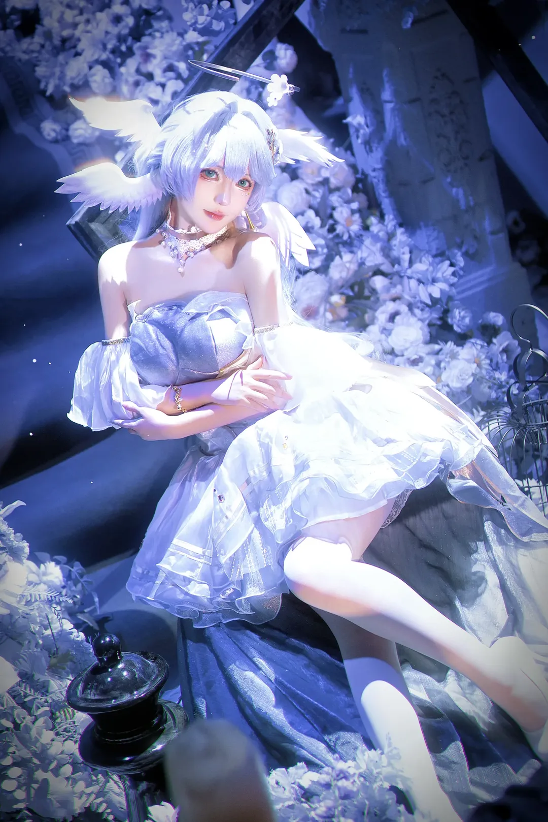 【知更鸟cos】崩坏星穹铁道蓝白羽翼下的舞台 - 第 1 张