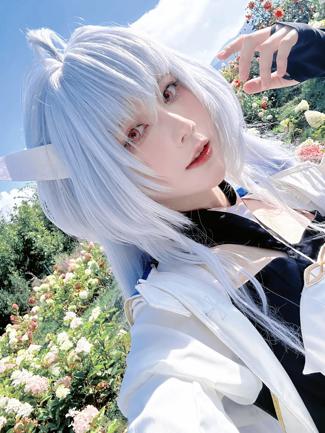 【梅林cos】FGO阿瓦隆女士的绣球花园外景 - 第 1 张