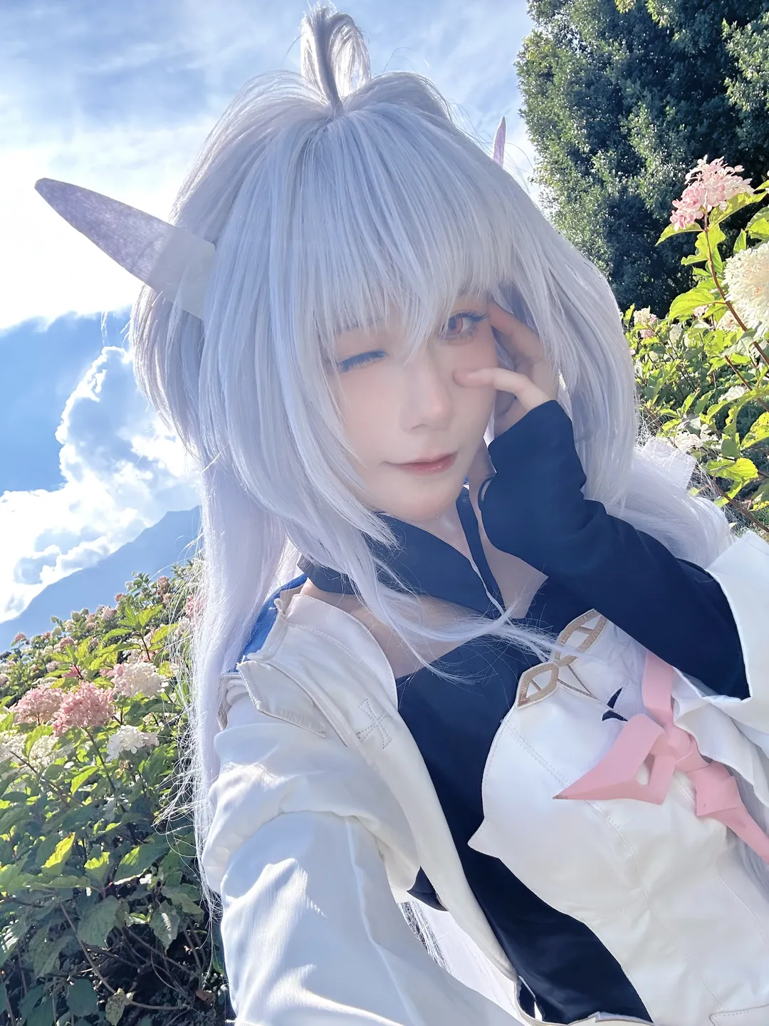 【梅林cos】FGO阿瓦隆女士的绣球花园外景 - 第 2 张