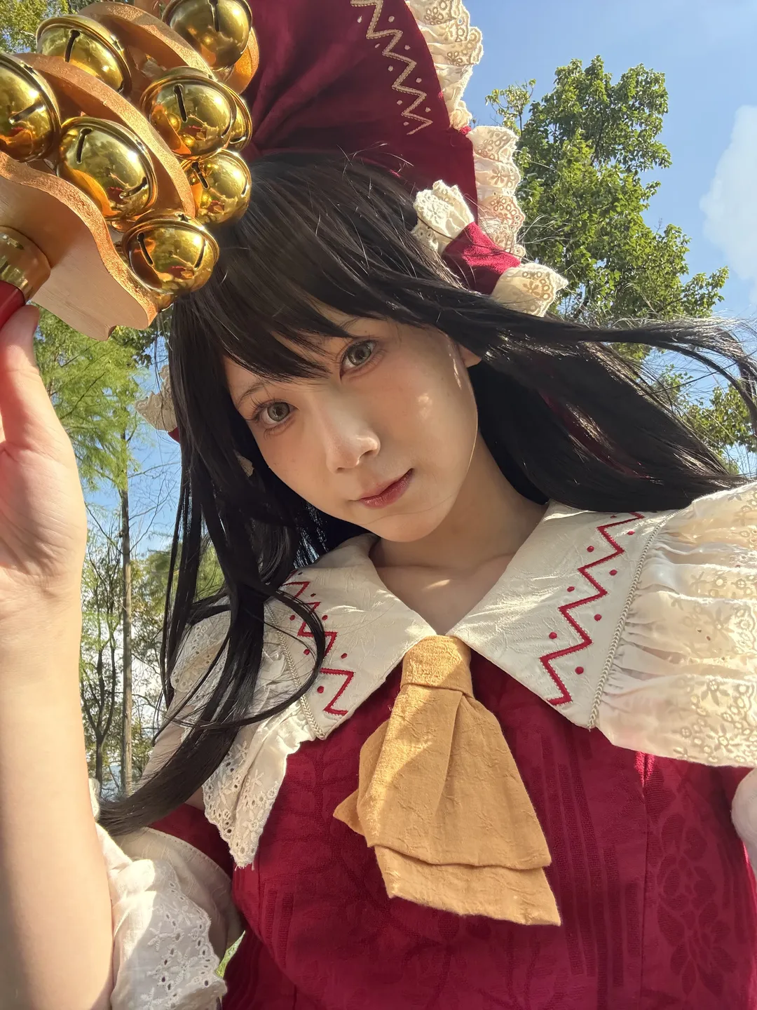 【博丽灵梦cos】在洱海边遇上格桑花期的东方Project - 第 8 张