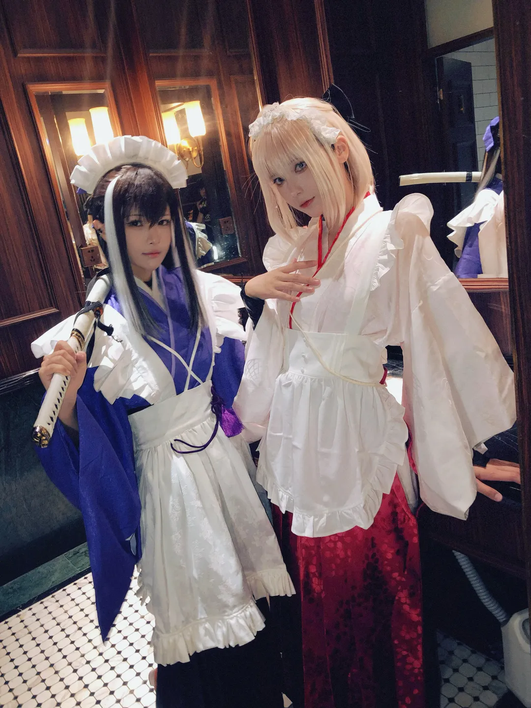 【沖田總司cos】FGO幕末女僕二人組，和風與刀劍的碰撞 - 第 2 張