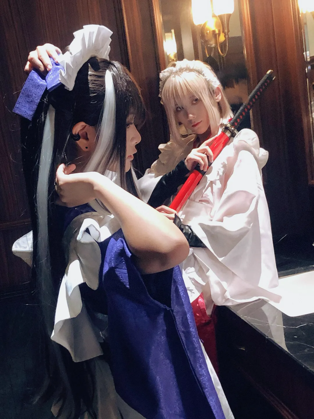 【沖田總司cos】FGO幕末女僕二人組，和風與刀劍的碰撞 - 第 3 張