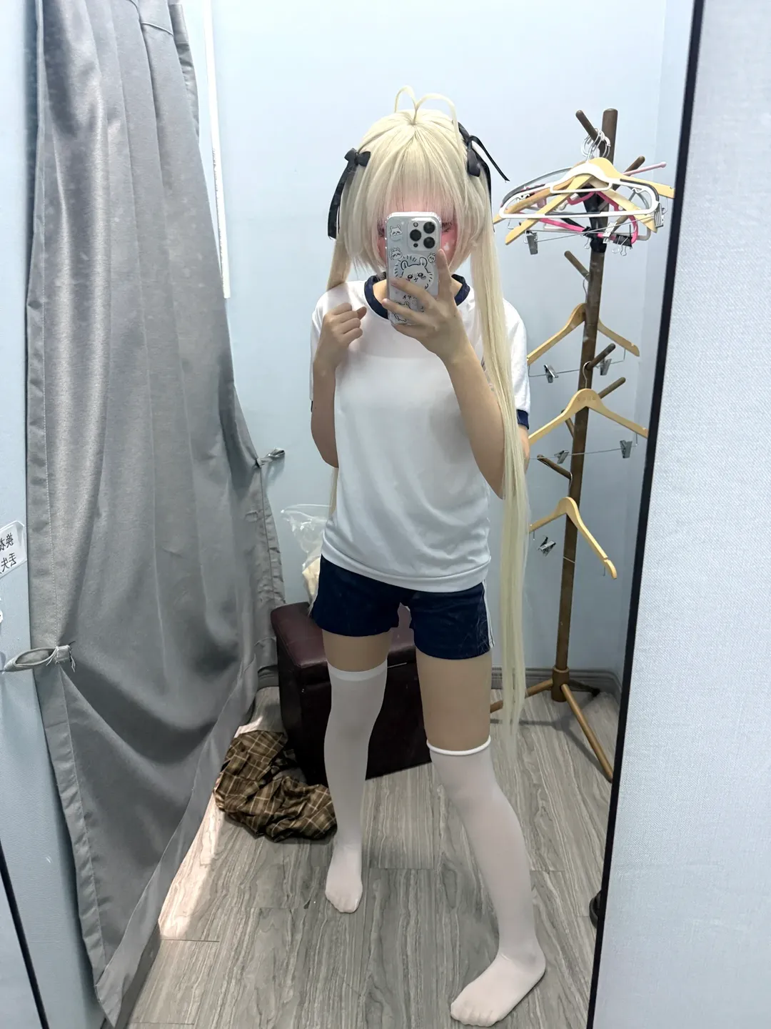 【穹妹cos】校园里的清爽日常，分享一下这两套造型 - 第 7 张