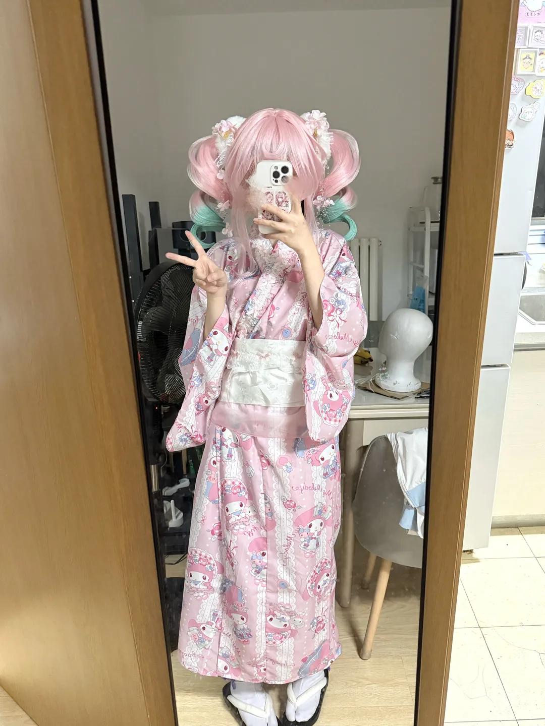 【风堇cos】故乡的樱花开了，私设和服穿搭分享 - 第 1 张