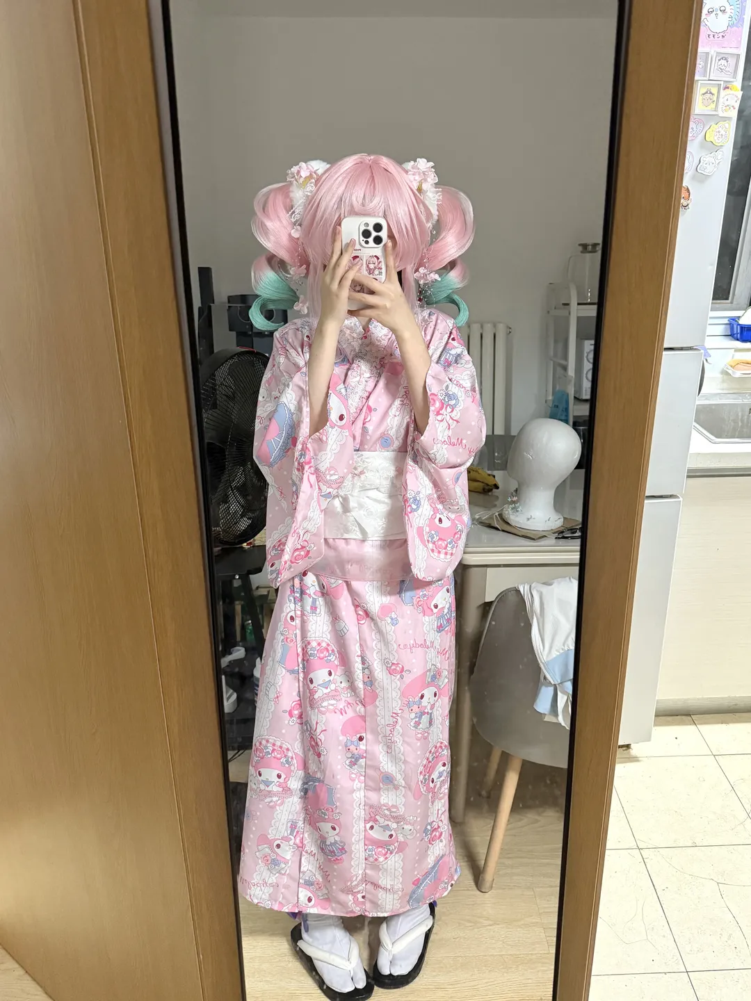【风堇cos】故乡的樱花开了，私设和服穿搭分享 - 第 2 张